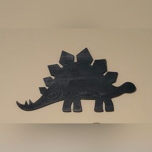 Blue Stegosaurus Wall Decor